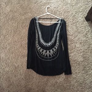 Bke Red Open Back Top